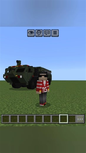 Minecraft tank mod #short #minecraft #gaming