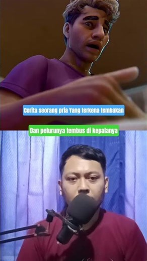 stroy of a man who was shot and the bullet went through his head #reactionvideo #viralshort #fyp