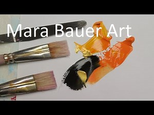 Acrylmalen für Anfänger - acrylic painting for beginners - easy painting - einfach malen - tutorial
