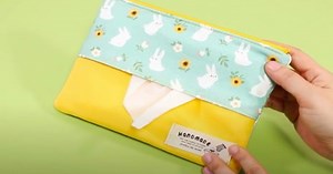 How To Make A Easy Tissue Pouch Bag