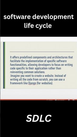 software development life cycle -what is SDLC ? -Stages involved in SDLC-Framework in Software