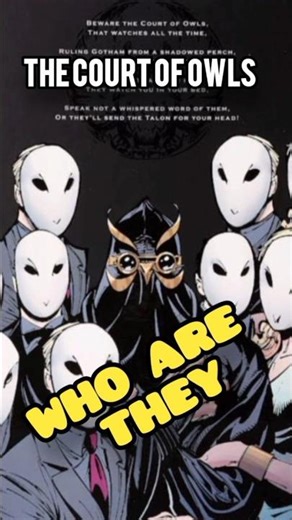what is the court of owls in DC universe.#shorts.#batman.