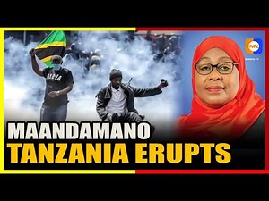 🔥 Tanzania Erupts: Samia’s “Election Victory” Sparks Youth Revolt — Africa Watches in Shock
