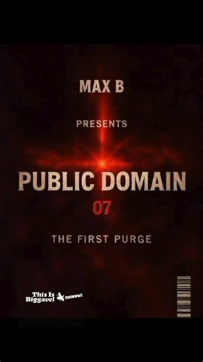 Max B | “No More Tricks” Out now on Spotify. Off the new album Public Domain 07: The First Purge. | Instagram