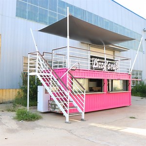 [Hot Item] 20FT Double Decker Shipping Container Restaurant Container Cafe Shop Bar