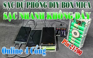 自己组装两个亚克力充电宝