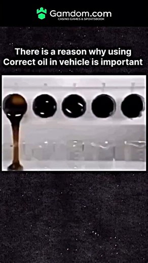 Futuristic on Instagram: "This is a demonstration of comparing different types of engine oils ranging from OW to 50W, all poured into small glass containers simultaneously. As the oils flow, you can clearly see how their thickness or viscosity changes - thinner oils like OW move faster, while thicker ones like 50W flow much slower. The “W” stands for “Winter”, not weight as many believe. It indicates how well the oil performs at low temperatures. For example, OW oil stays fluid even in freezing 