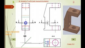 Compléter un dessin de définition (projection, coupe simple et section) | Science et Technique de l'Ingénieur STI