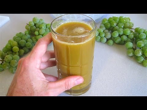 Make Grape Juice with a Blender - Juicer not required - seeded grapes vines harvest remove seeds