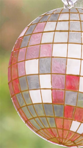 12 reactions | Bring a retro disco vibe to your space with Gallery Glass. Start the party with a gorgeous window cling & let the sun shimmer on the gold leading. Supplies can be found at the link in the about section! ✨ | Plaid Crafts | Facebook