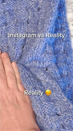 Mattress stitch pull: Instagram vs Reality