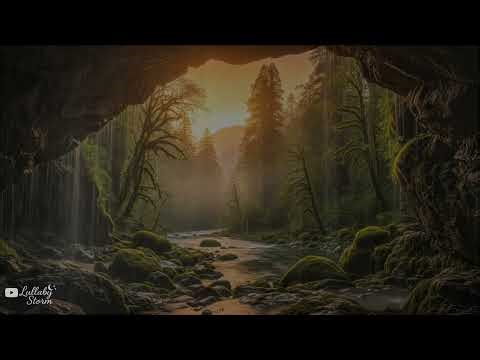 ASMR Rain in the Cave 🌧️ Peaceful Rainfall & Echoing Nature Sounds for Deep Sleep