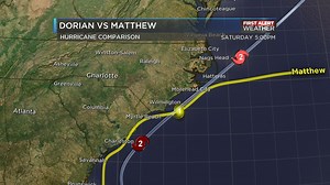 Comparing hurricanes: Matthew vs Dorian