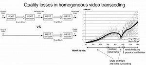 Analysis of Video Quality Losses in Homogeneous HEVC Video Transcoding
