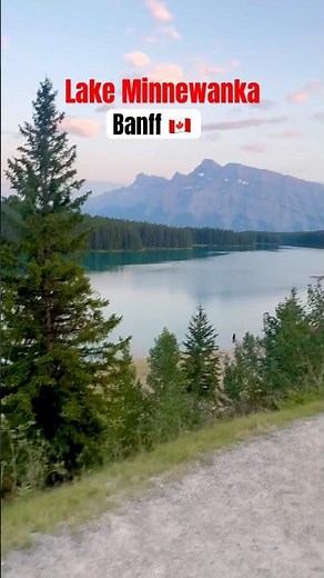 🏔️ Lake Minnewanka | Banff National Park’s Stunning Blue Waters 🇨🇦