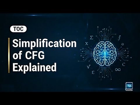 Simplification of CFG full explained theory of computation