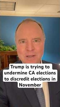 Trump has spent the last week trying to undermine elections in California.