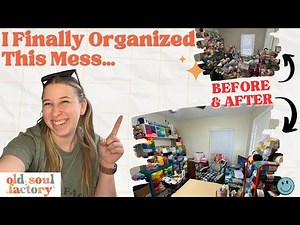 🧹From CHAOS to Minimalism: My Crochet Room Transformation