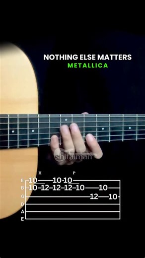 Metallica - Nothing Else Matters (solo tabs) #guitartabs | ShifaIman