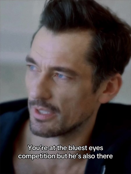 Mesmerizing Blue Eyes: A Glimpse into David Gandy's World