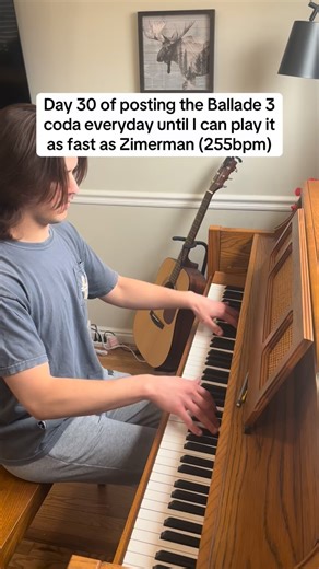 Matt Balcells on Instagram: "Trying to be a little more careful about increasing speed from here on out. Last time I was at around this speed I started pushing too hard each day and got sloppy. #classicalpiano #pianochallenge #chopin #pianopractice #ballade3"