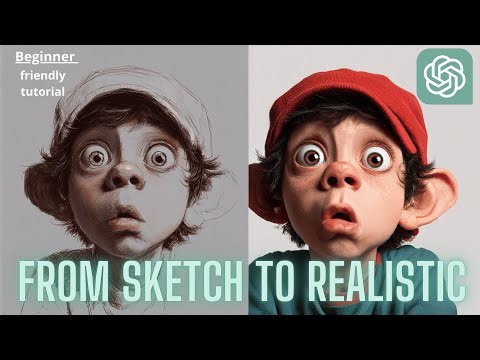 From Sketch to Realistic Art with ChatGPT | Turn Drawings into Stunning AI Images