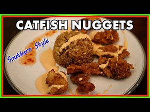 HOW TO MAKE CRISPY FRIED CATFISH NUGGETS AT HOME | SOUTHERN STYLE CATFISH NUGGETS