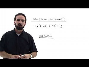 Determining the Degree of a Polynomial