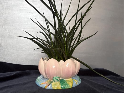 Vintage Clarice Cliff Lily Pad Planter: Hand-painted Newport Pottery, 1930s - Etsy