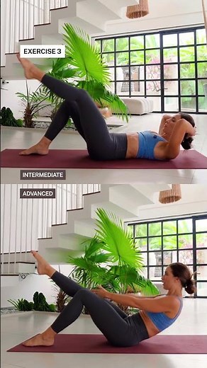 My 5-Min Morning Burn Belly Fat Workout ☀️ #pilates #bellyfat ‪@LillySabri‬