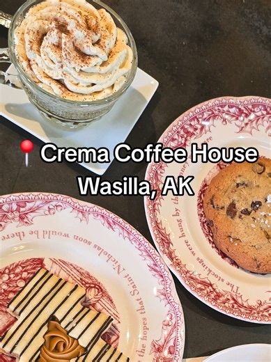 Enjoying Valentine's Specials at Crema Coffee House