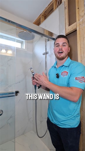 Can your shower wand do this? 🤔 🚿 #knoxville #plumbernearme #plumbing | Tennessee Standard Plumbing