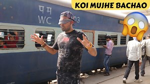 Sitting On A Random Train Challenge - Blind Fold | Gauravzone