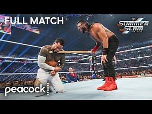 FULL MATCH: Roman Reigns Battles Jey Uso | WWE SummerSlam 2023 | Peacock