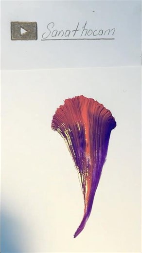 Pink 💗 Purple 💜 Soothing and Satisfying Art in One Stroke #sketch