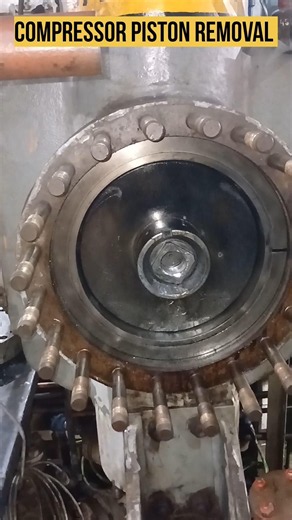 Piston Removal #mechanicalengineering #engineering #pistons #compressor