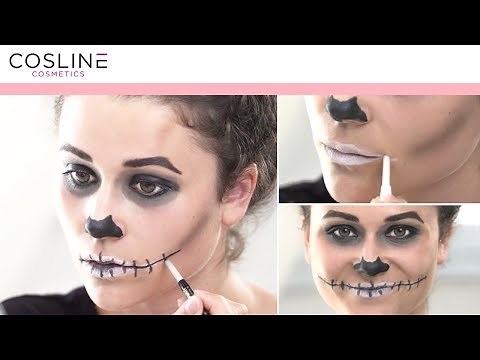 Halloween Make-Up „Totenkopf“ schnell und einfaches Tutorial