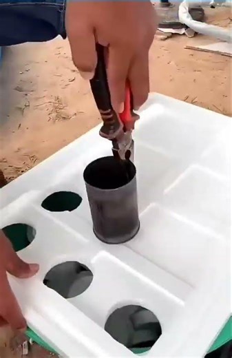 the process of making hydroponic growing media from foam#shorts