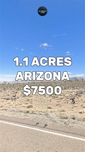 1.1 Acres with road access for Sale in Meadview Arizona for $7,500 #fyp #foryou #reels #realestate #property #realtor #forsale #usa #realestateagent #landcentury | Globally.land