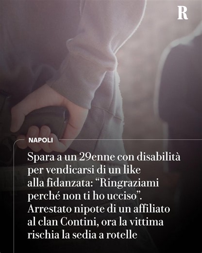 Spari a Napoli per un like: fermato il nipote di un affiliato del clan Contini