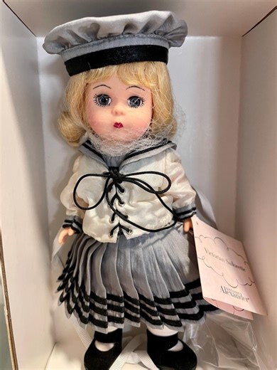 Victorian Sailorette, Madame Alexander 8" Doll, Paperwork, Crafts, Vintage, Rare, Dollhouse - Etsy
