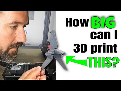 How BIG Can I 3D Print This Imperial Shuttle? | Star Wars Free STL Files