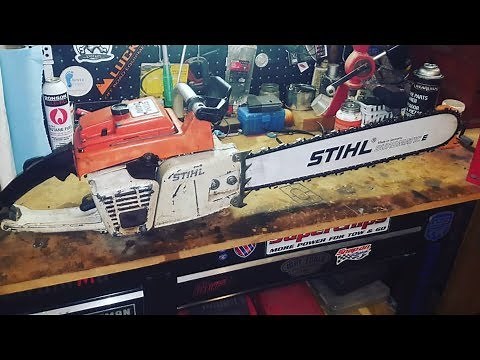 Oiler Repair Stihl 041AV Chainsaw
