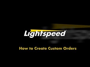 How to Create Custom Orders on Lightspeed Trader