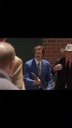 AnchorMan | The Legend Of Ron Burgundy fight scene 🤣🤣 #RonBurgundy #Funny