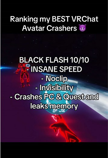 Top Ranked VRChat Avatars: Crashers and Abilities