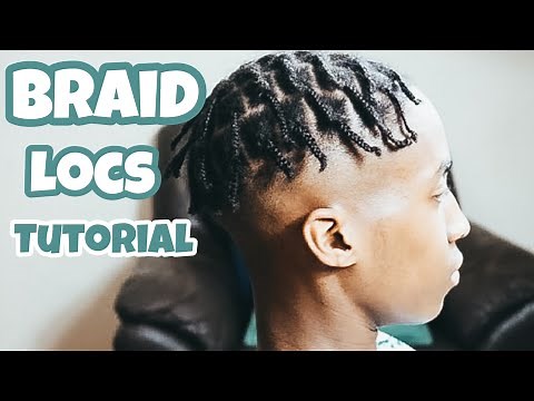 STARTING LOCS WITH BRAIDS | BRAID LOCS | STARTER LOC TUTORIAL