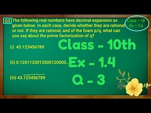 Class 10 Maths Chapter 1 Question Answers - Real Numbers