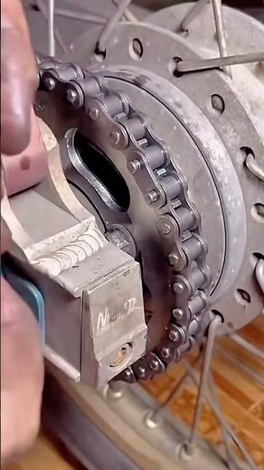 Precision alignment and adjustment of motorcycle rear sprocket and drive chain mechanism
