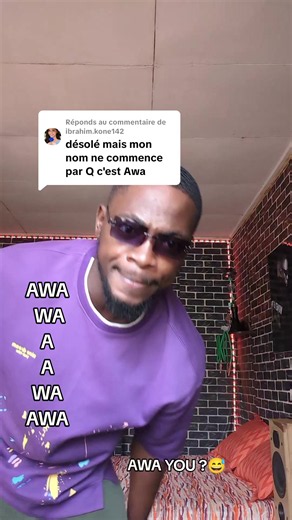 Réponse énergique à «AWA YOU ?»
